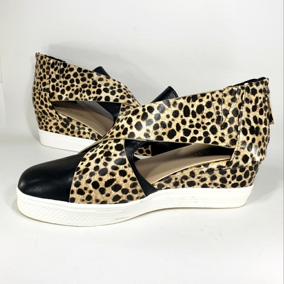 Restricted NEW! Cheeta Print, Platform, Wedge. Women's Size 9M - Picture 4 of 12